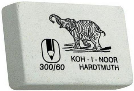 Ластик Koh-i-Noor ELEPHANT 1 шт прямоугольный 300/60