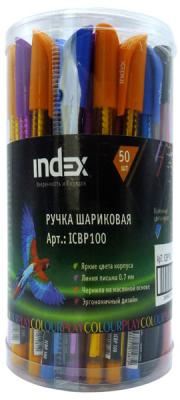 Шариковая ручка Index ColourPlay синий 0.7 мм ICBP100 в ассортименте