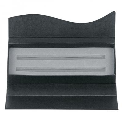 Футляр картонный "Wave" для двух ручек, матово-черный ET156/2