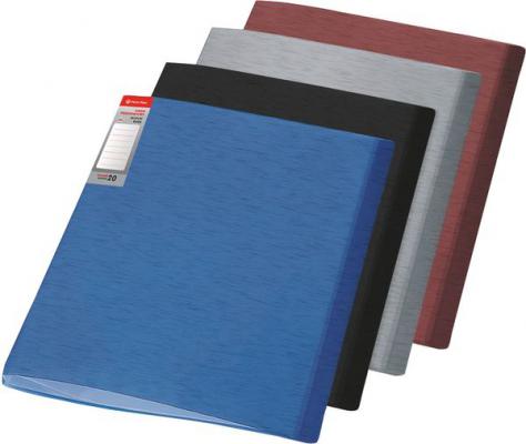 Папка с файлами SIMPLE, ф.А4, 20 файлов, черный, материал PP, плотность 450 мкр 0410-0055-01