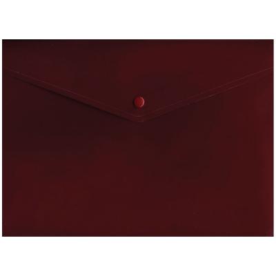 Папка-конверт с кнопкой, красный, A4 IPF371/RD