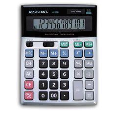 Калькулятор 12-разр., двойное питание, двойная память, металл. панель, разм.206х155х35 мм AC-2381
