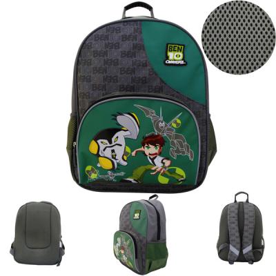 Школьный рюкзак с рельефной спинкой Action! BEN10 зеленый BT-AB1008/1 BT-AB1008/1