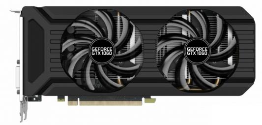 Видеокарта Palit GeForce GTX 1060 PA-GTX1060 Dual 3G PCI-E 3072Mb 192 Bit Retail (NE51060015F9-1061D)
