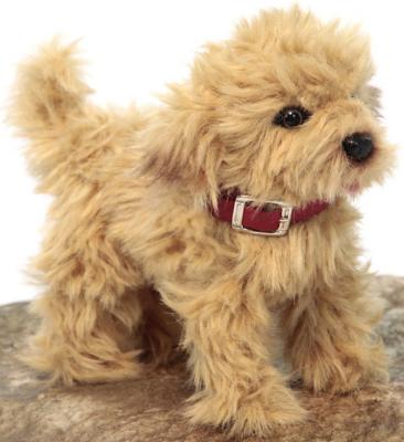 Мягкая игрушка собака Hansa Пудель синтепон искусственный мех 22 см 6153