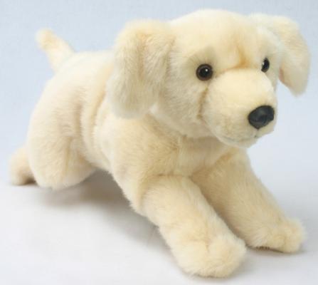 Мягкая игрушка собака Hansa Лабрадор искусственный мех бежевый 45 см 3976