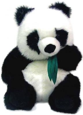Мягкая игрушка панда Hansa Панда искусственный мех синтепон белый черный 45 см 2103