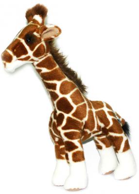 Мягкая игрушка жираф Hansa Жираф пластик искусственный мех синтепон разноцветный 38 см 1671