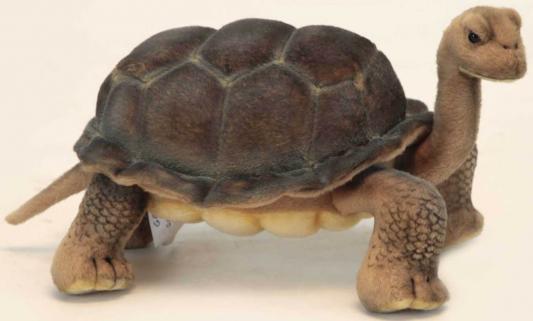 Мягкая игрушка черепаха Hansa Галапагосская черепаха искусственный мех коричневый 30 см 6461