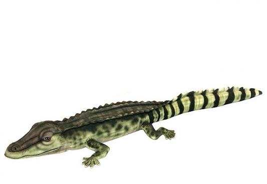 Мягкая игрушка крокодил Hansa Крокодил Филиппинский текстиль синтепон разноцветный 72 см 6572