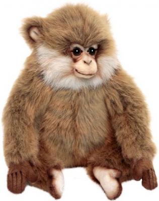 Мягкая игрушка обезьянка Hansa Обезьяна из парка Аффенберг искусственный мех синтепон рыжий коричневый 15 см 6319