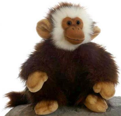 Мягкая игрушка обезьянка Hansa Обезьянка искусственный мех синтепон разноцветный 28 см 2833