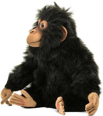 Мягкая игрушка шимпанзе Hansa Шимпанзе искусственный мех синтепон черный 24 см 4960