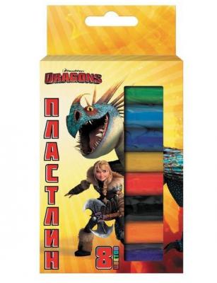 Набор пластилина Action! DRAGONS 8 цветов DR-AMC8-110
