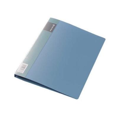 Папка с прижимным механизмом, ф. А4, цвет синий, материал полипропилен, вместимость 120 листов 0410-0014-03