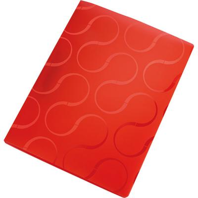Папка с прижимным механизмом OMEGA, ф. А4, цвет красный, материал полипропилен, плотность 450 мкр 0410-0040-05