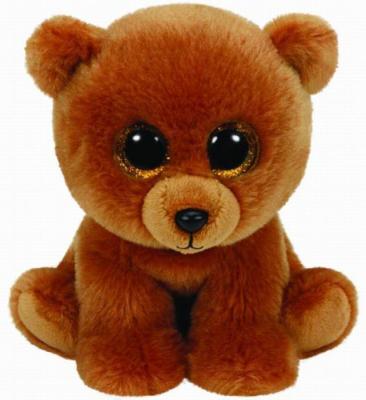 Мягкая игрушка медведь TY Мишка Brownie плюш коричневый 25 см 90222