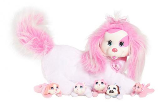 Мягкая игрушка собака TY Собачка Рокси и ее щенки полиэстер белый 42107