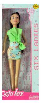 Кукла Defa Lucy "Six Ladies" в зеленом платье 8316green