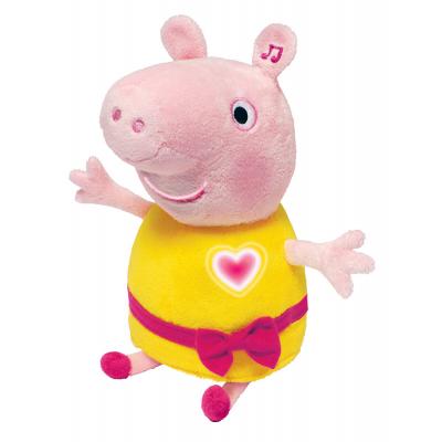 Мягкая игрушка свинка РОСМЭН Пеппа 30 см розовый плюш 30567