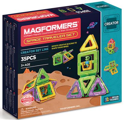 Магнитный конструктор Magformers Space Treveller Set 35 элементов 703007