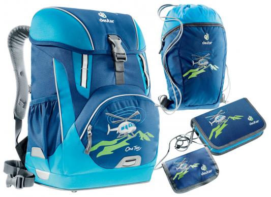 Школьный рюкзак с наполнением Deuter OneTwo 20 л синий 3830116-3036/SET2