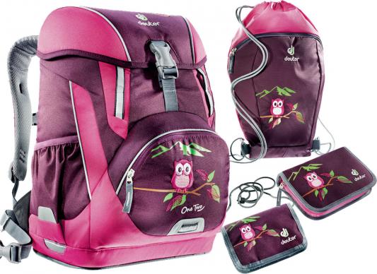Школьный рюкзак с наполнением Deuter OneTwo 20 л фиолетовый 3830116-5509/SET2