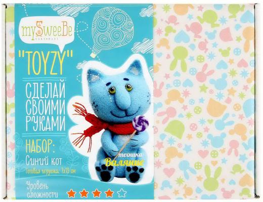 Набор для валяния Toyzy Синий кот от 14 лет TZ-F004