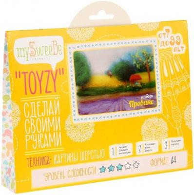 Набор для создания картины шерстью Toyzy Прованс от 7 лет TZ-P019