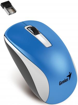 Мышь беспроводная Genius NX-7010 белый синий USB