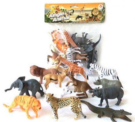 Набор фигурок Shantou Gepai "Jungle animal" 8 см 2A012