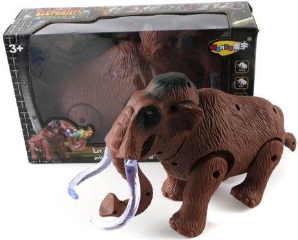 Интерактивная игрушка Shantou Gepai Слон от 3 лет коричневый NY009-A