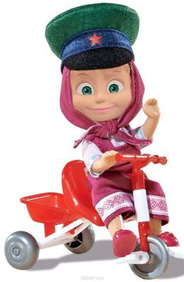 Кукла Simba Маша в фуражке с велосипедом 12 см  9301684