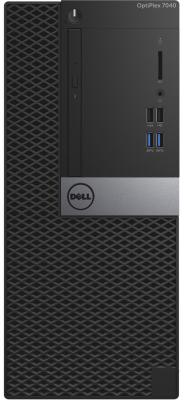 Системный блок Dell Optiplex 7040 MT i5-6500 3.2GHz 8Gb 500Gb R5 340X-2Gb DVD-RW Win7Pro Win10Pro клавиатура мышь серебристо-черный 7040-0040