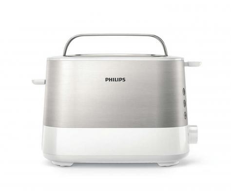 Тостер Philips HD2637/00 серебристый белый