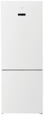 Холодильник Beko RCNE520E20ZGW белый зеркальный