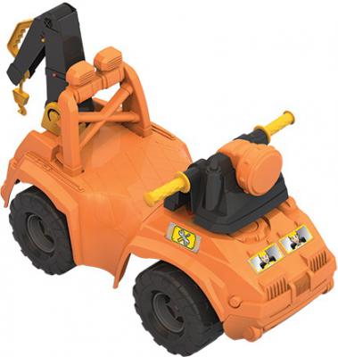 Каталка-машинка Нордпласт 431013 пластик от 2 лет на колесах оранжевый