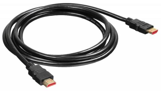 Кабель HDMI 2.0м Buro позолоченные контакты черный BHP HDMI V1.4 2M LOCK
