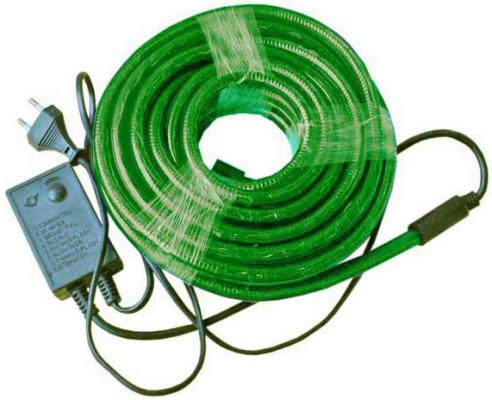Гирлянда электр. дюралайт, 3 жилы, зеленый, круглое сечение, диаметр 13 мм, 9м, 216 ламп, с контрол