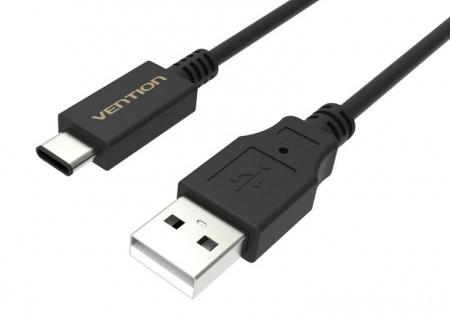 Кабель USB C(m) - USB 2.0 A(m) Vention VAS-A30-B050 черный 0.5м