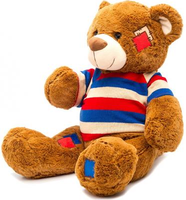 Мягкая игрушка медведь Fluffy Family Мишка Топтыжка в кофте 50 см коричневый плюш  681174
