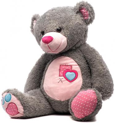 Мягкая игрушка медведь Fluffy Family Тошка плюш серый 60 см