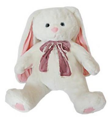 Мягкая игрушка заяц Fluffy Family Зайка Мила плюш белый 50 см 681185