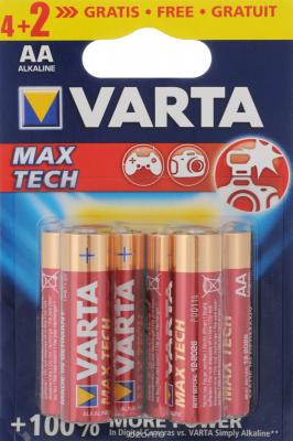 Батарейки Varta Max Tech AA 6 шт