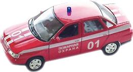 Автомобиль Autotime Лада 2110 пожарная охрана красный 3315386