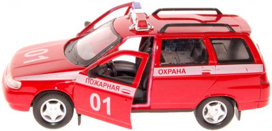 Автомобиль Autotime ЛАДА 111 Пожарная охрана красный 2664W-RUS