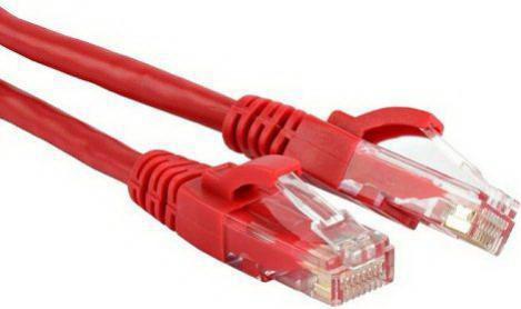 Патч-корд UTP 6 категории 1.5м Hyperline PC-LPM-UTP-RJ45-RJ45-C6-1.5M-LSZH-RD красный