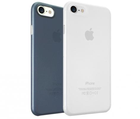 Набор чехлов Ozaki 0.3 Jelly для iPhone 7 прозрачный синий OC720CD