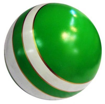 Мяч Мячи Чебоксары D150 с полосой лак. с-22ЛП