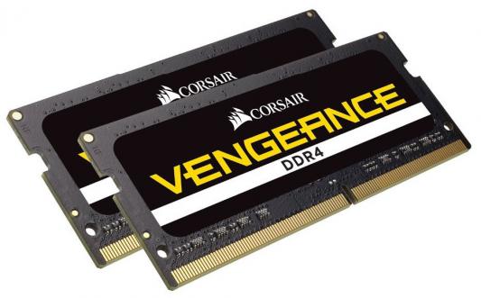 Оперативная память для ноутбука 32Gb (2x16Gb) PC4-21300 2666MHz DDR4 SO-DIMM Corsair CMSX32GX4M2A2666C18
